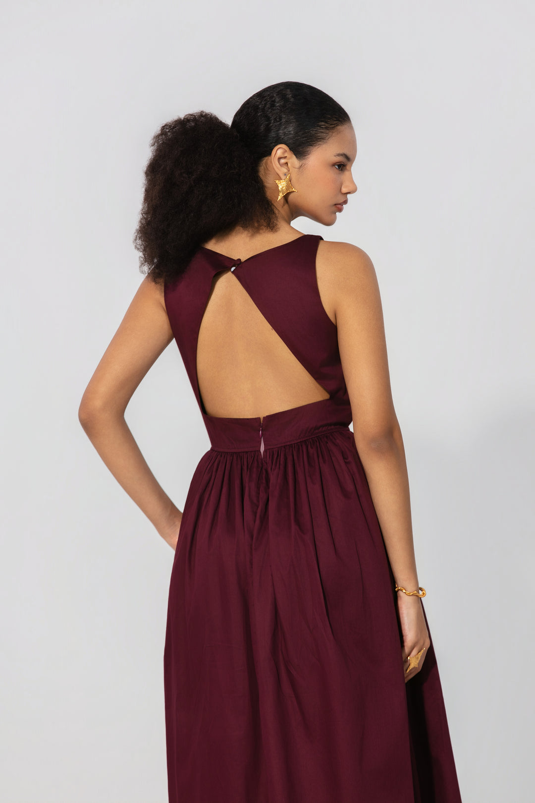 Wine Gallery Maxi Dress