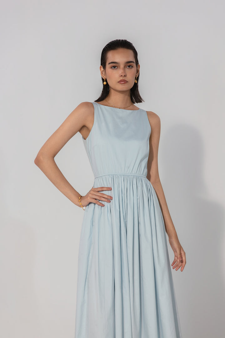 Powder Blue Gallery Maxi Dress