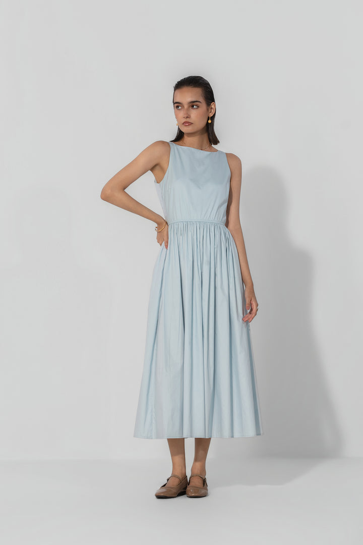 Powder Blue Gallery Maxi Dress