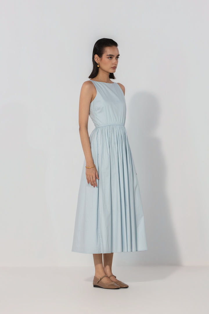 Powder Blue Gallery Maxi Dress