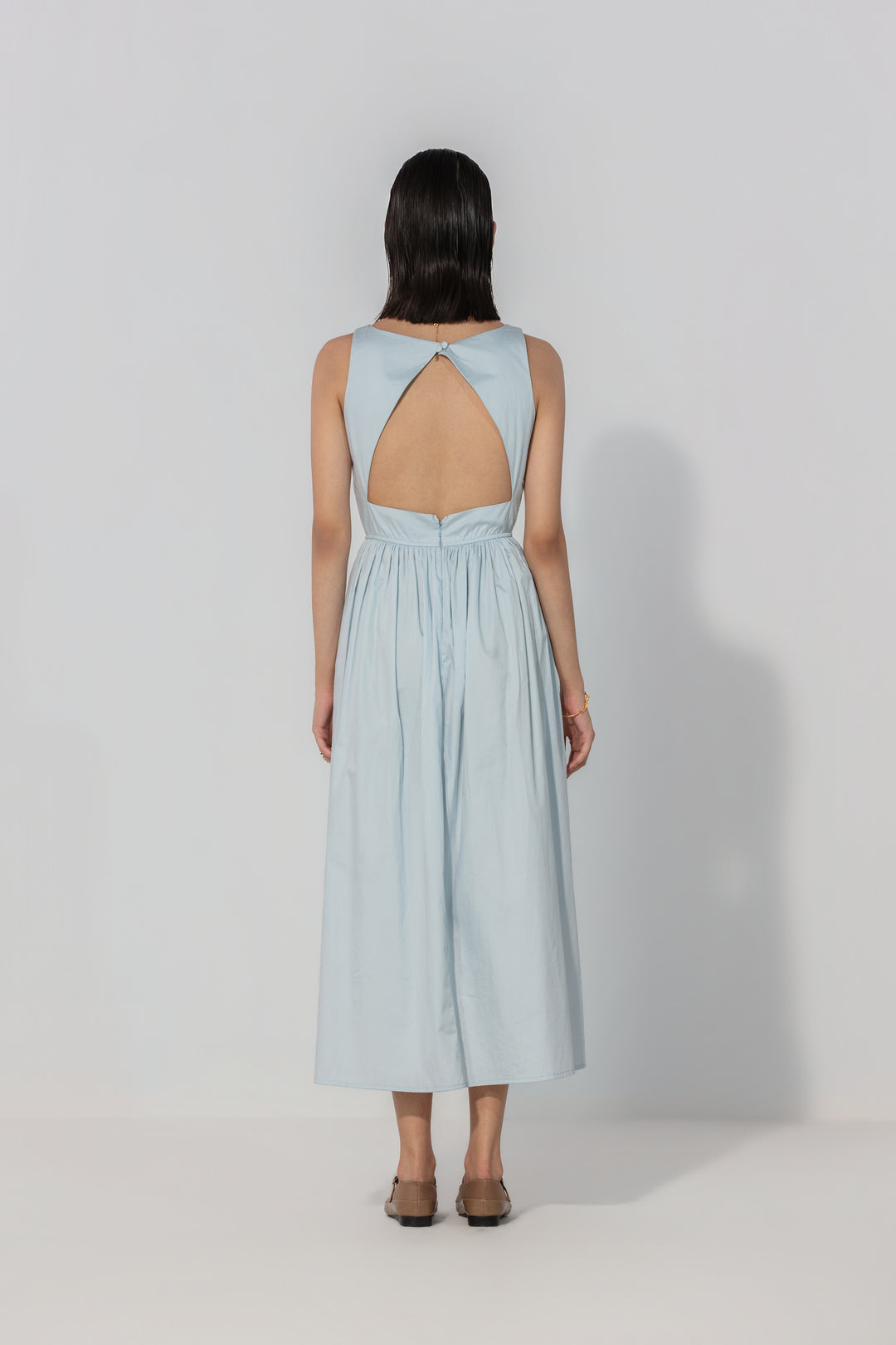 Powder Blue Gallery Maxi Dress