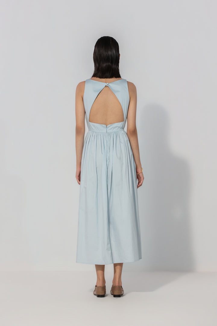 Powder Blue Gallery Maxi Dress