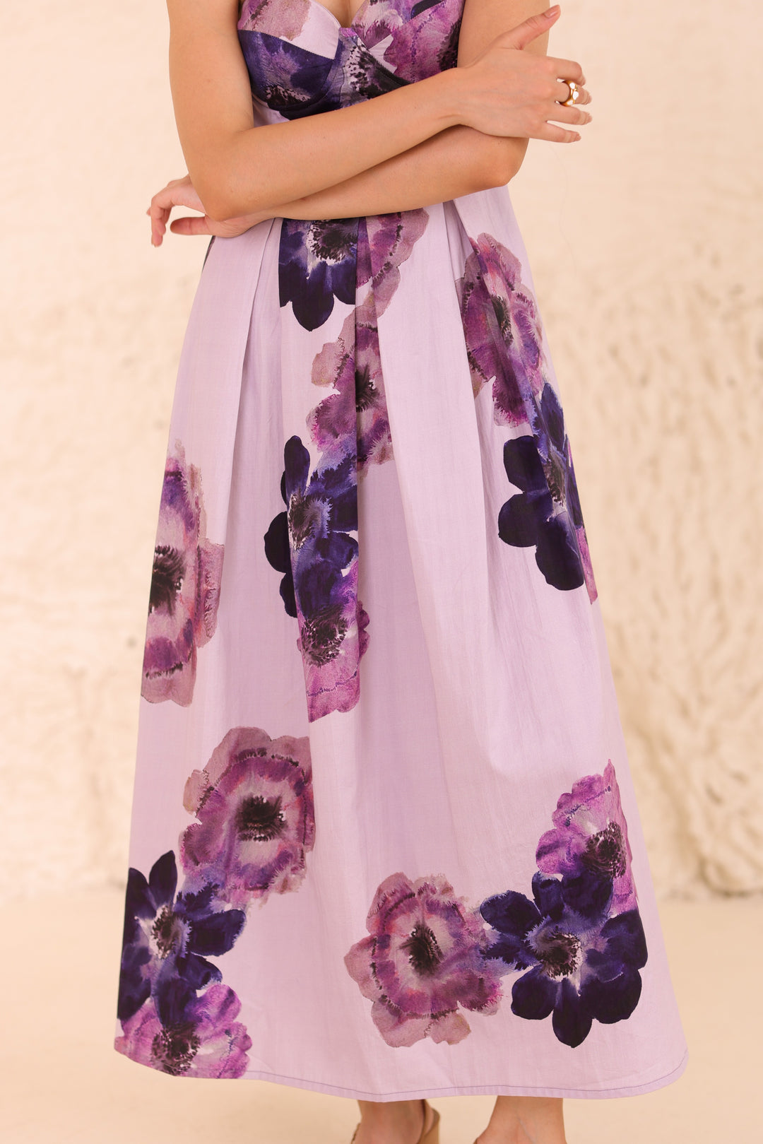 Neshima Padded Maxi Dress