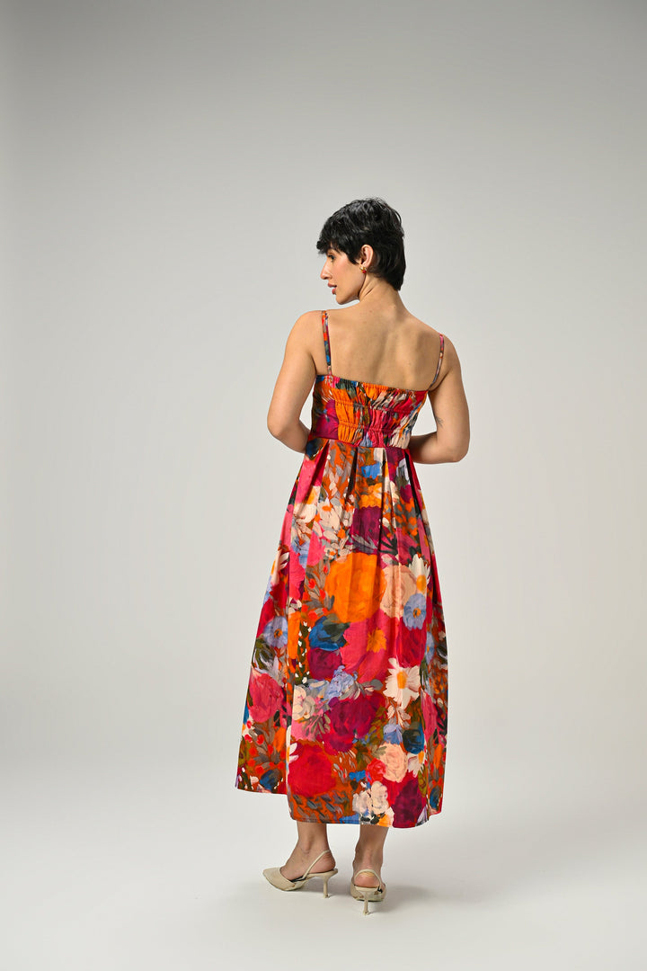 Darcie in Eden Bloom Padded Dress