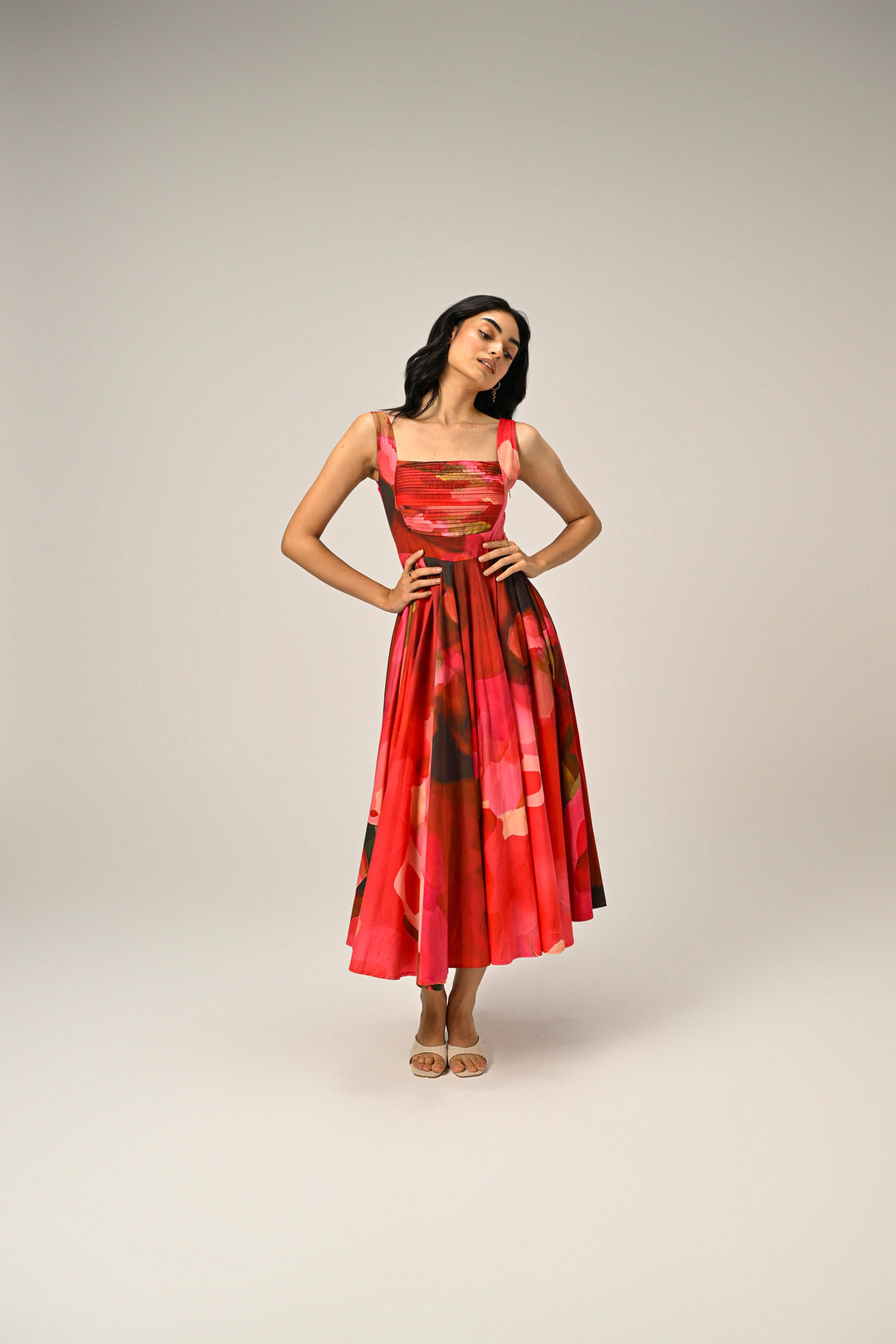 Elsie in Rose Reverie Long Dress