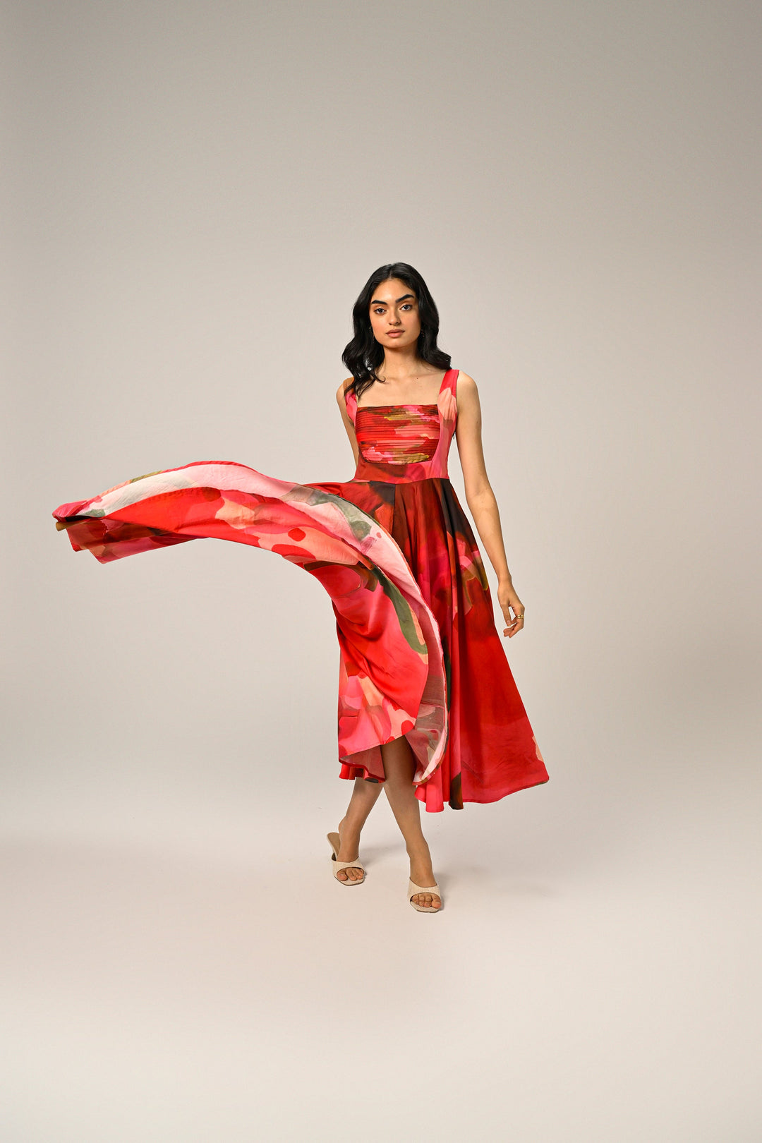 Elsie in Rose Reverie Long Dress