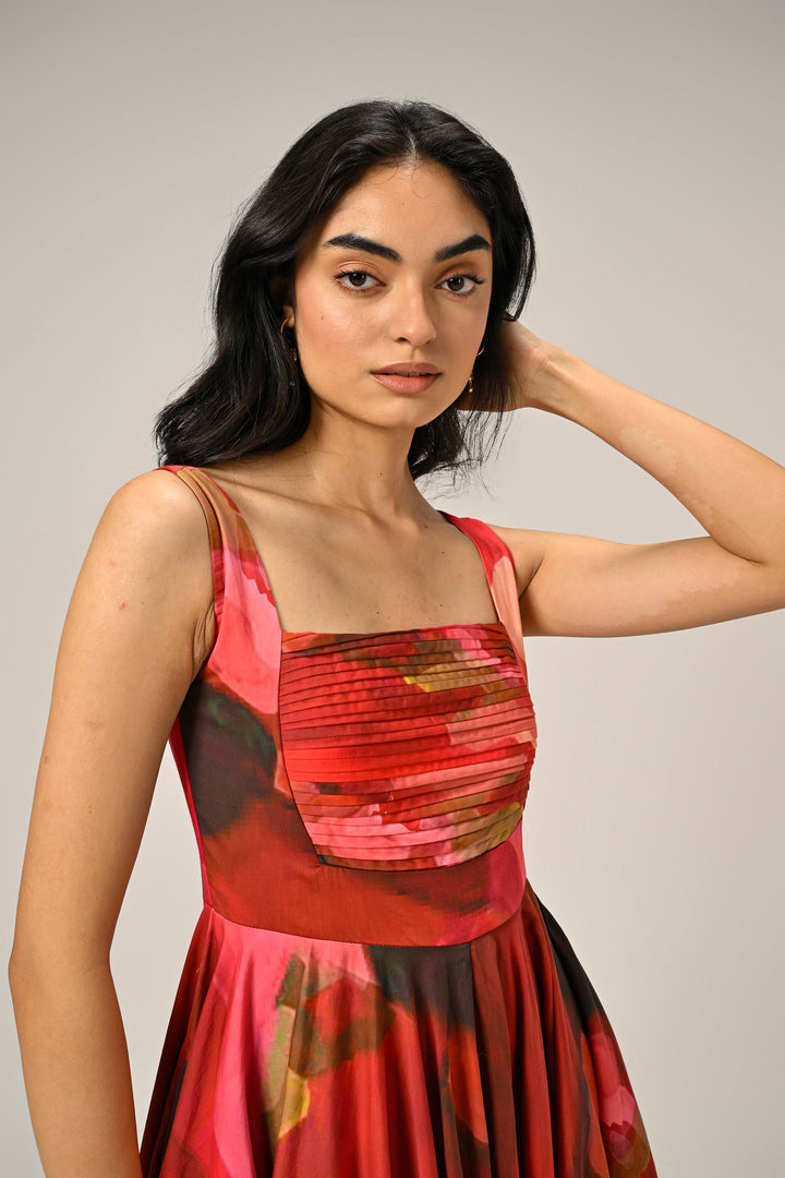 Elsie in Rose Reverie Long Dress