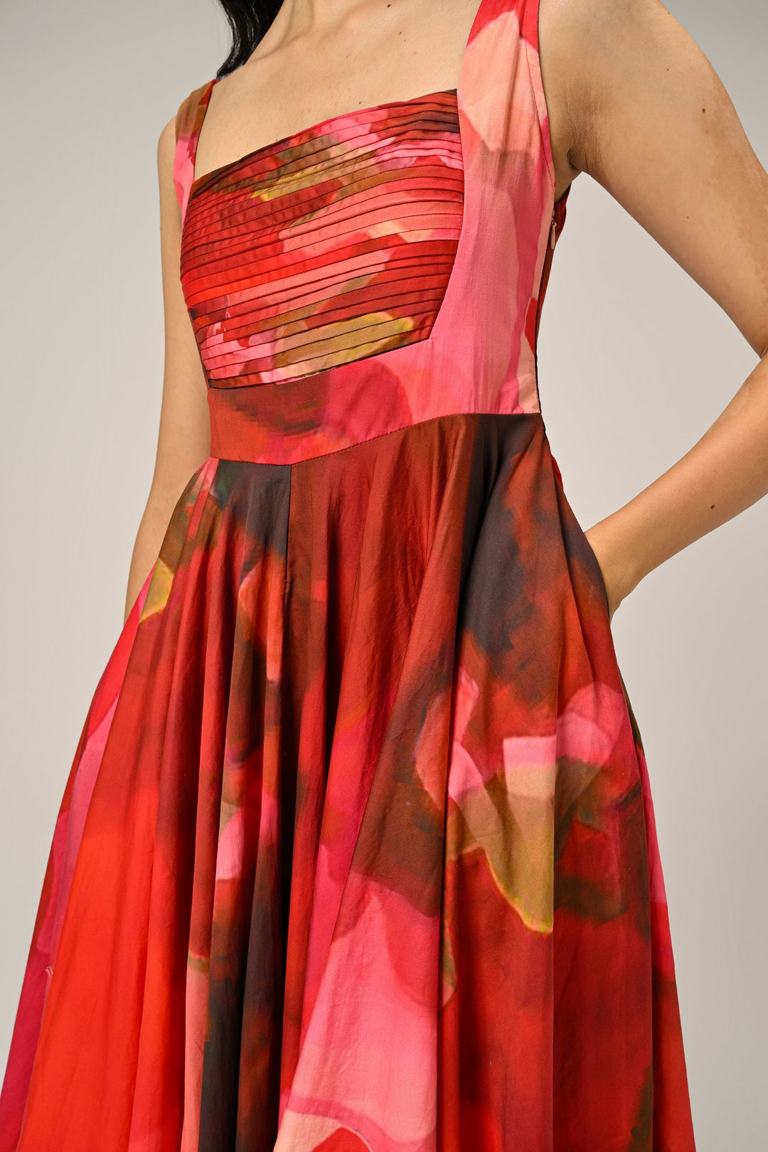 Elsie in Rose Reverie Long Dress