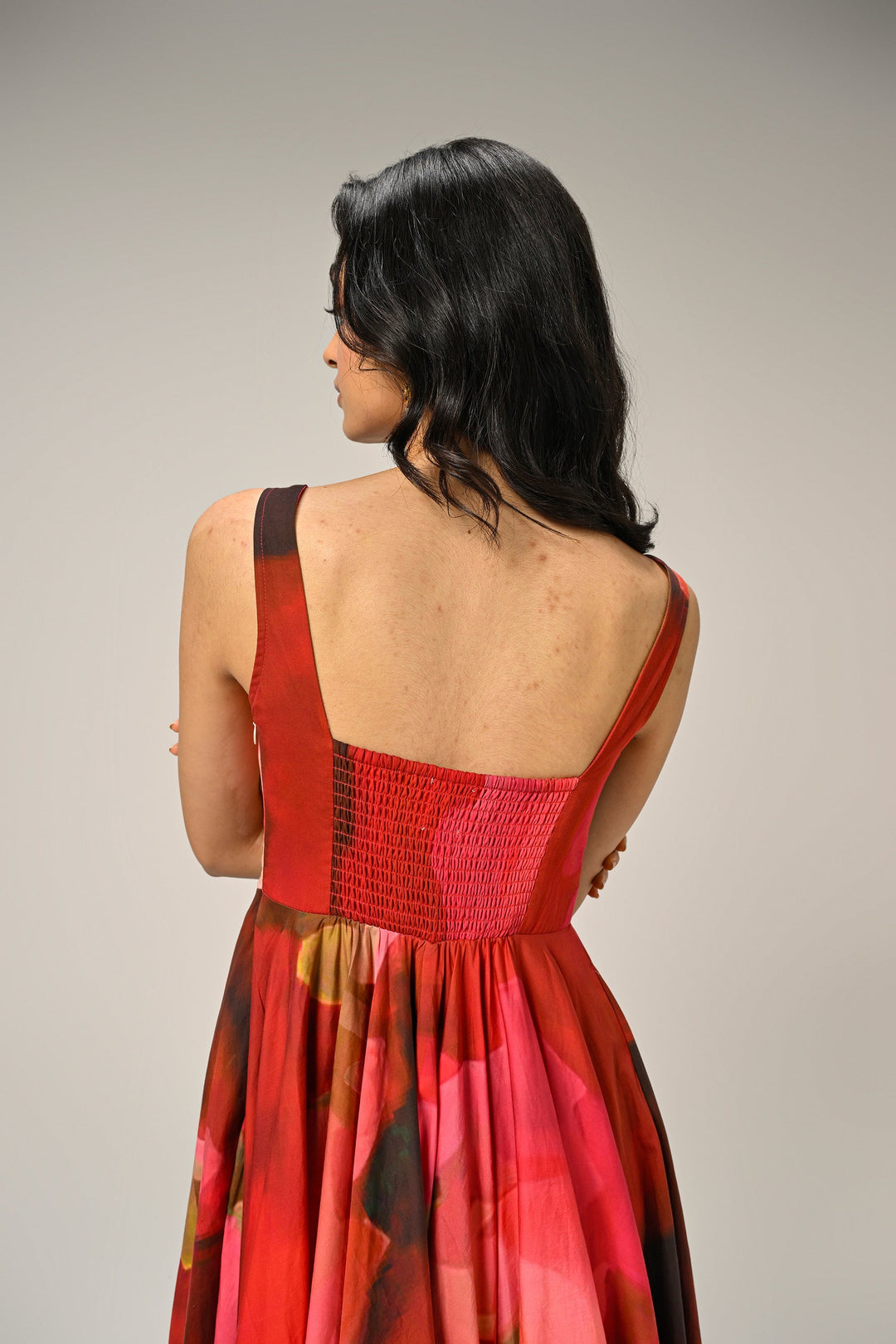 Elsie in Rose Reverie Long Dress