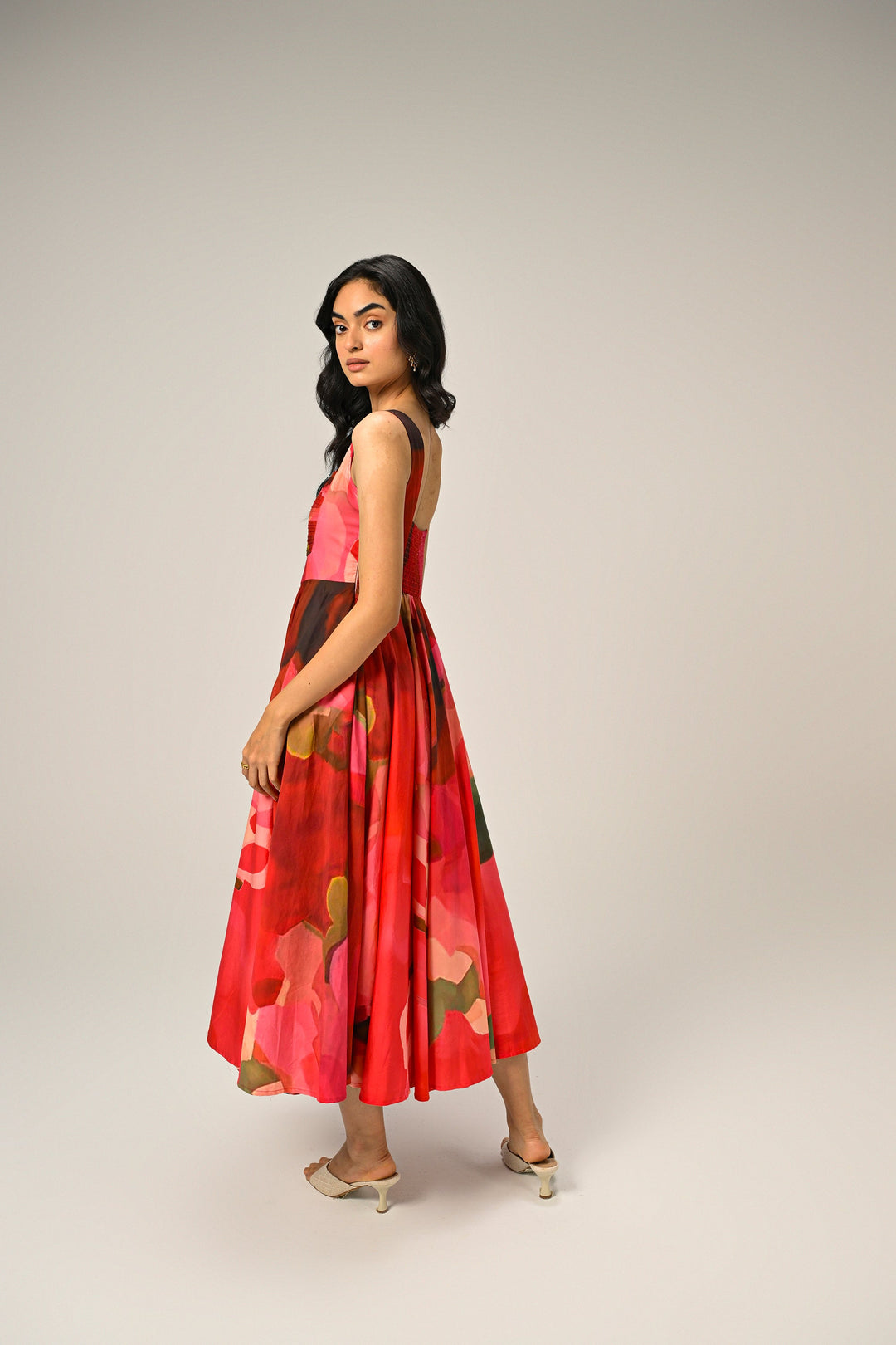 Elsie in Rose Reverie Long Dress