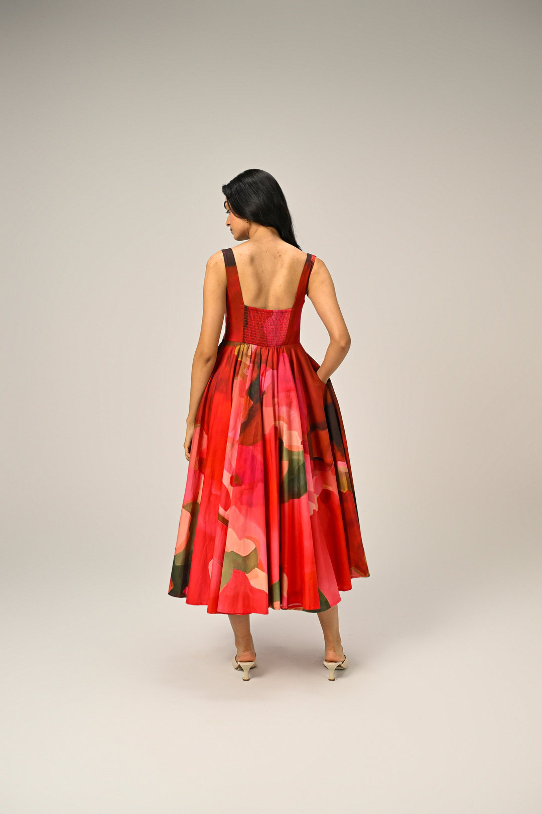 Elsie in Rose Reverie Long Dress