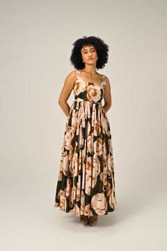 Blush Dusk Flare Maxi Dress