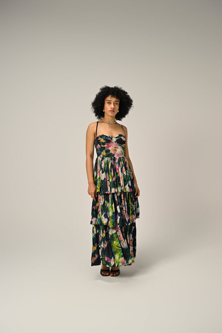 Florentine Bloom Tiered Dress