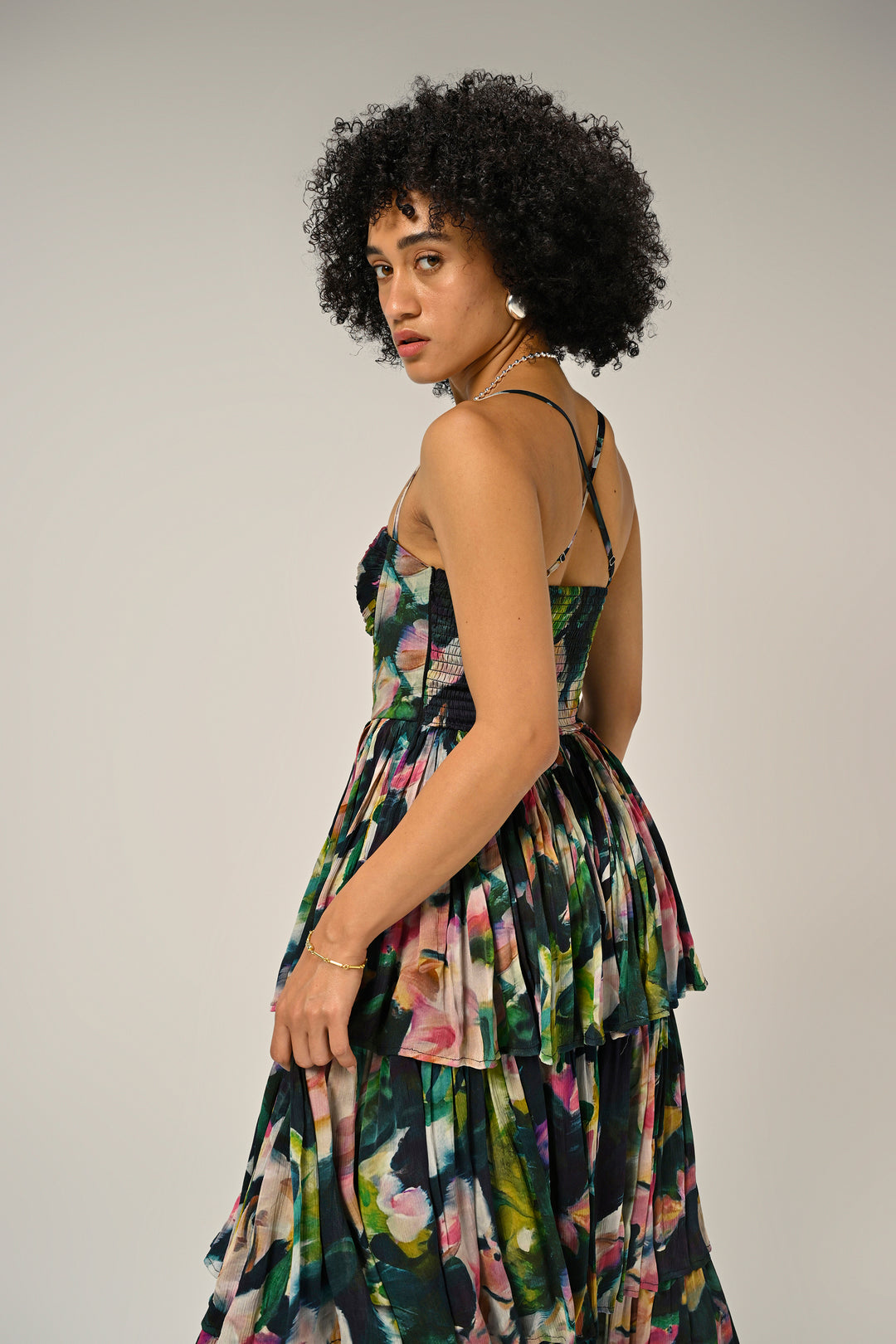 Florentine Bloom Tiered Dress