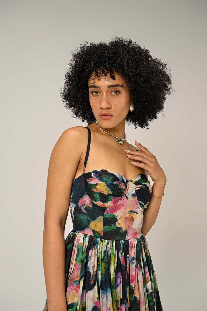 Florentine Bloom Tiered Dress