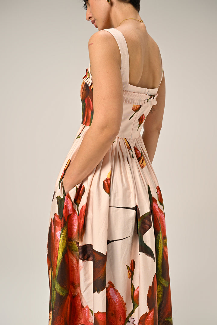 Hummingbird Garden Maxi Dress