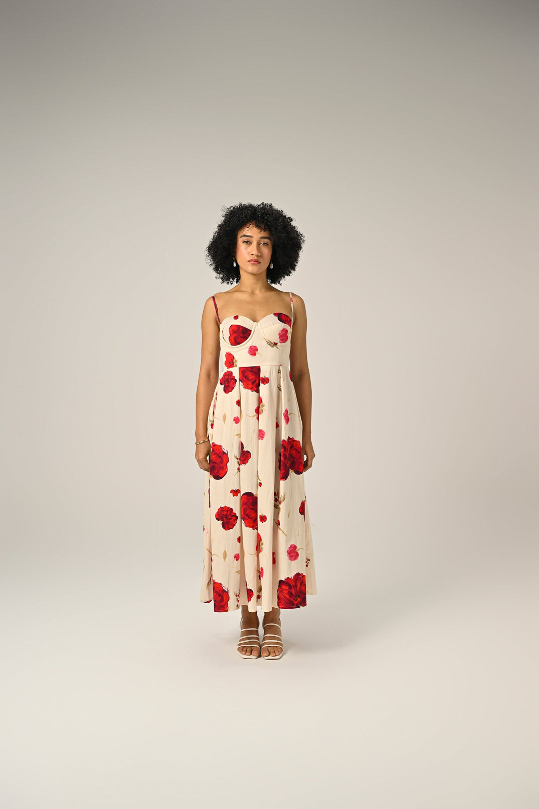 Nourie in Scarlet Muse Padded Dress