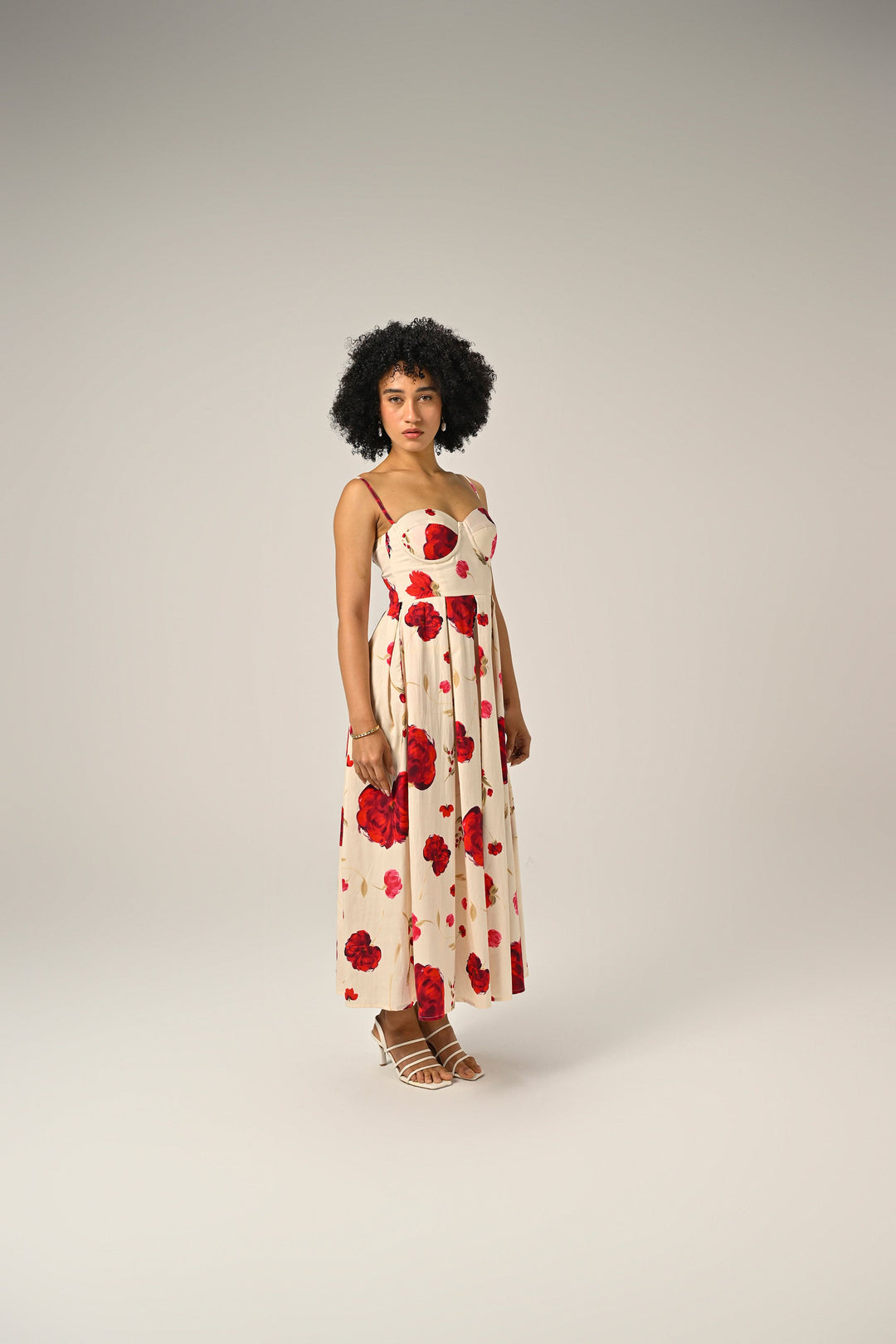 Nourie in Scarlet Muse Padded Dress