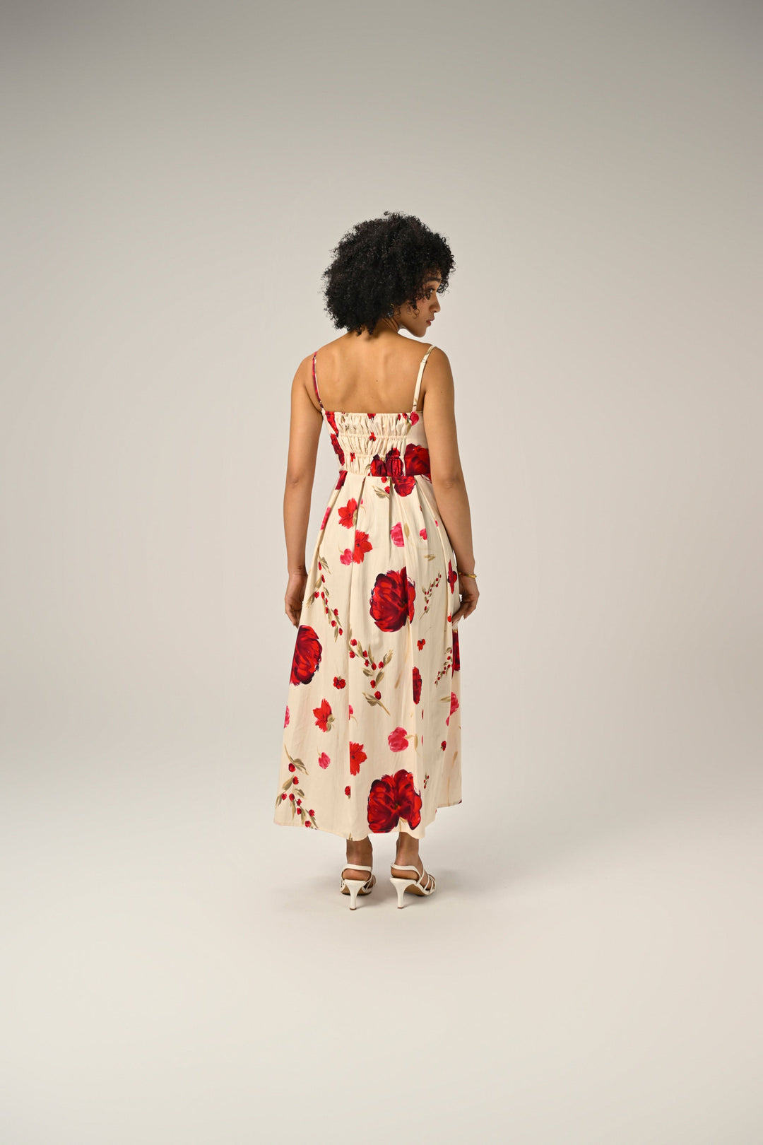 Nourie in Scarlet Muse Padded Dress