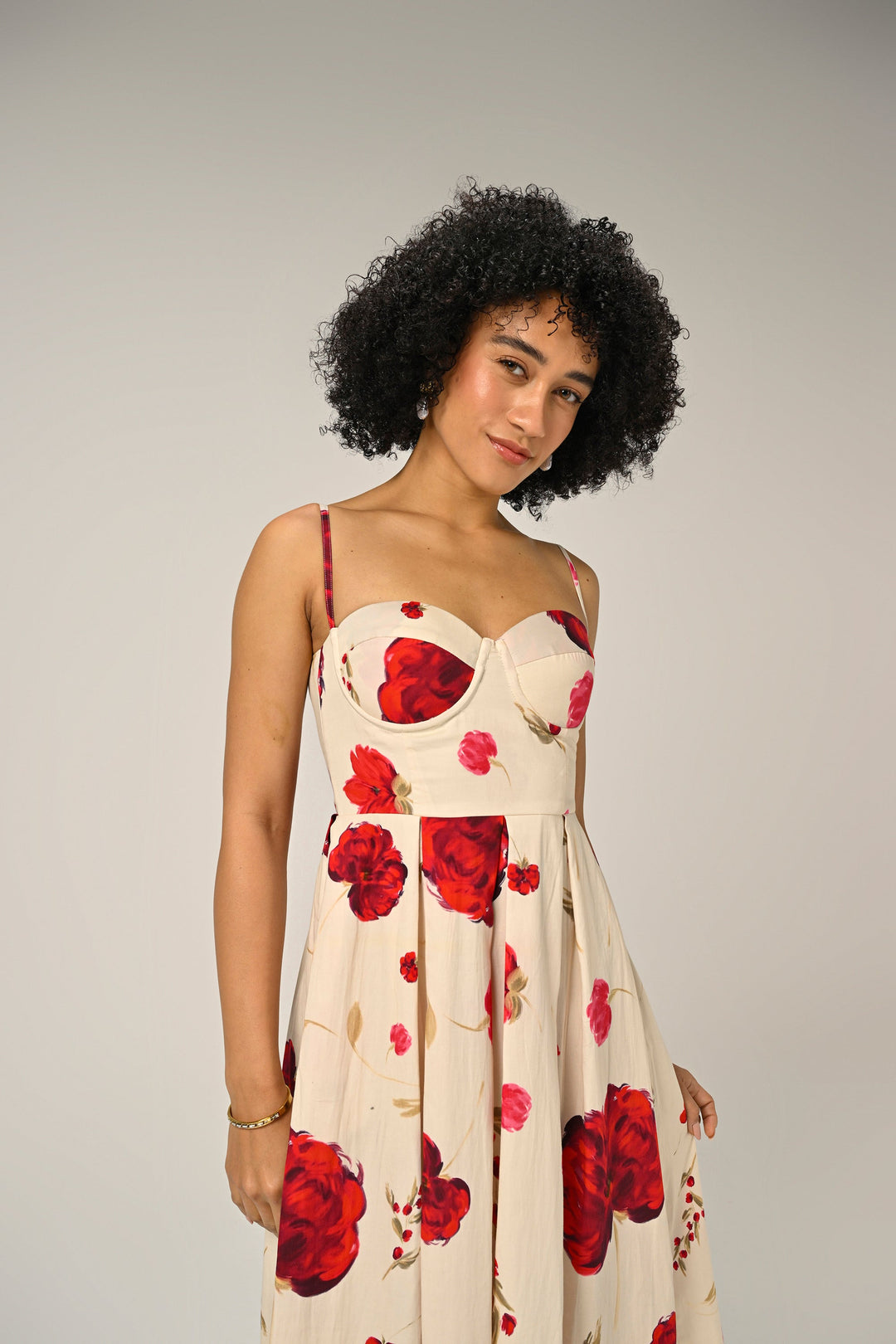Nourie in Scarlet Muse Padded Dress