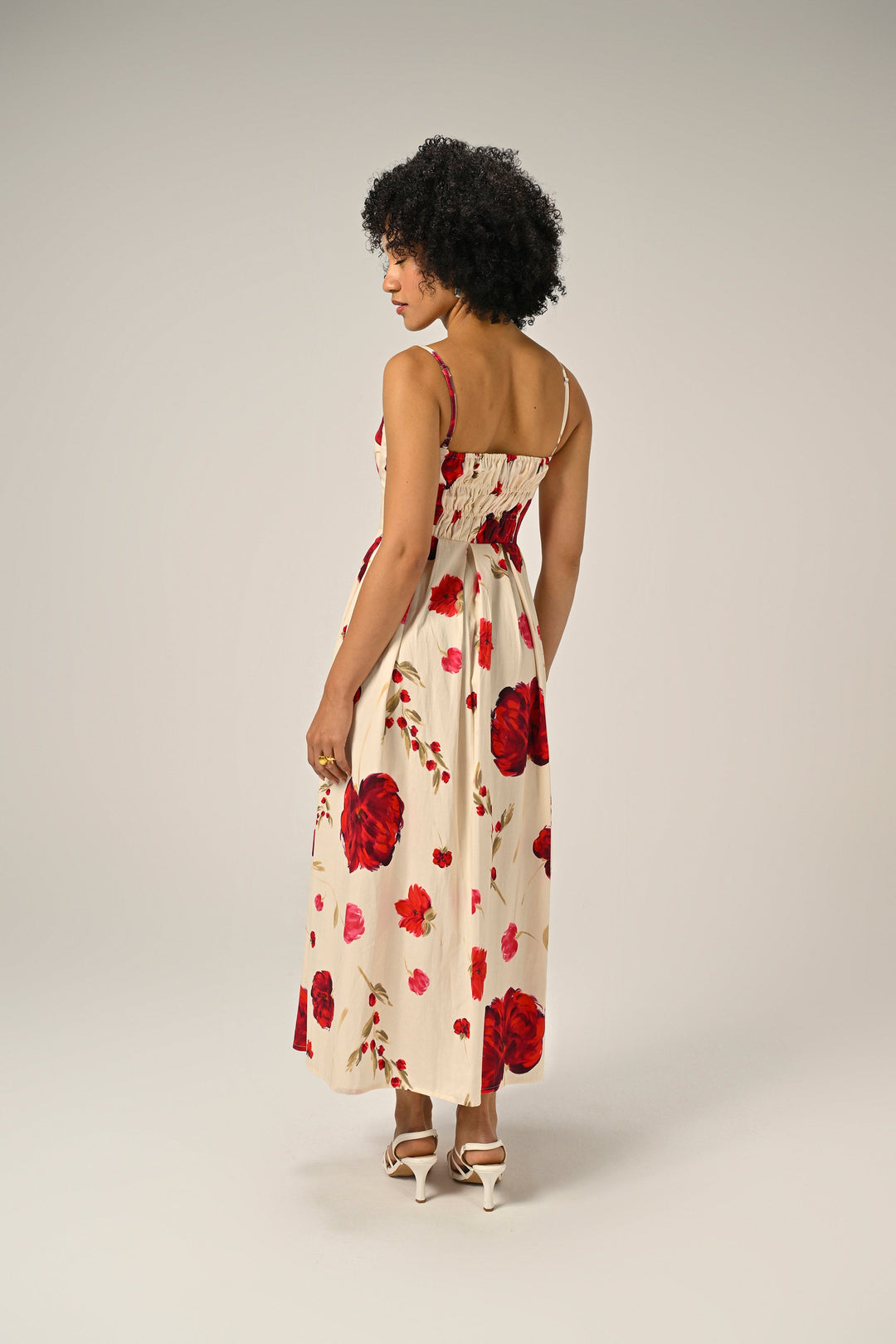 Nourie in Scarlet Muse Padded Dress