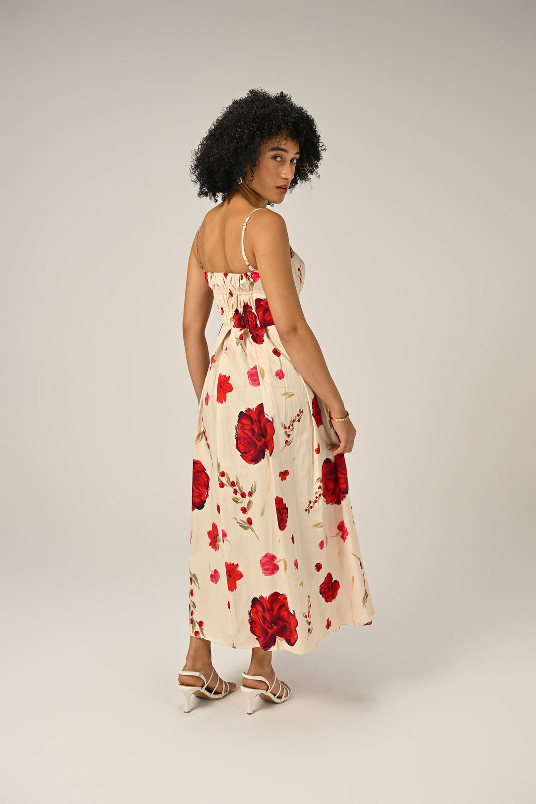Nourie in Scarlet Muse Padded Dress