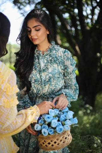Wildflower Green Dress
